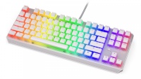 Endorfy klaviatuur Keyboard Thock TKL OWH P Kailh, BL RGB, valge