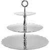 Alessi kandik MW52/3 Dressed Three-Dish Stand, hõbedane