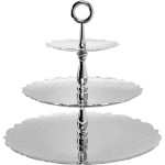 Alessi kandik MW52/3 Dressed Three-Dish Stand, hõbedane