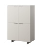 Cama Meble puhvetkapp 4D chest of drawers ALMA 100x41,5xH145 cashmere