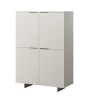 Cama Meble puhvetkapp 4D chest of drawers ALMA 100x41,5xH145 cashmere