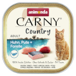 Animonda kassitoit Carny Country Chicken, Turkey + Trout, 100g