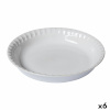 Pyrex ahjuvorm Supreme Ringjas 25,5x25,5x4cm valge (6tk)