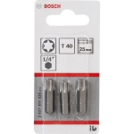 Bosch kruvikeerajate komplekt 3-osaline Screwdriver Bits T40 XH 25mm