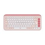 Logitech klaviatuur Pop Icon Keys US (W), roosa