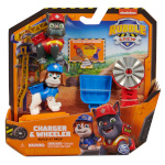 Spin Master mängufiguur Rubble & Crew - Action Figures-Set with Charger & Wheeler