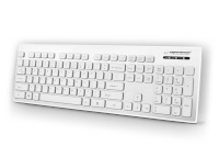 Esperanza klaviatuur Waterproof Wired USB Keyboard SINGAPORE valge