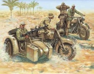 Italeri liimitav mudel WWII German Motorcycles