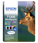 Epson tindikassett T1306 Multi Pack C/M/Y