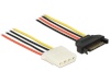 Delock kaabel Power SATA 15 pin male > 4 pin female 30 cm