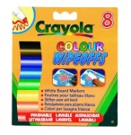 Crayola markerid Colour Wipeoff 8tk