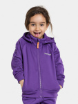 Didriksons dressipluus Corin Kids Fullzip 7 lilla - suurus 110cm