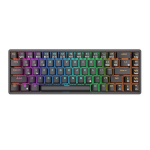 Royal Kludge mehaaniline klaviatuur RK837 RGB, Brown switch, must