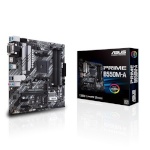 ASUS emaplaat PRIME B550M-A AM4, DDR4, DVI-D/ M.2, mATX