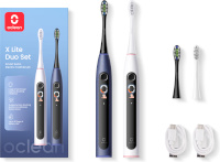 Oclean elektriline hambahari X Lite Smart Sonic Duo Set Electric Toothbrush, hall/sinine