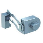 Olympia RS 50 R Door Lock with Locking Bar silvergrey