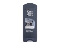 Dove dušigeel Men + Care Charcoal + Clay 400ml, meestele