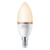 Philips LED pirn Wiz valge F 40 W 4,9 W E14 470 lm (2700-6500 K)