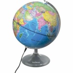 Lexibook gloobus Valgusega Luminous Day & Night Globe EN