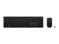 Lenovo klaviatuur Professional Wireless Rechargeable Keyboard and Mouse Combo US Euro hall