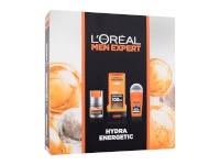 L'Oréal Paris komplekt Men Expert Hydra Energetic Daily Moisturizer 50ml + Shower Gel Men Expert Hydra Energetic 300ml + Men Expert Thermic Resist Antiperspirant 50ml, meestele