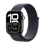 Apple Watch Series 10 GPS 42mm Jet must Aluminium Case with Ink Sport Loop