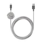 Native Union laadimiskaabel Night cable USB-A to Lightning 3m Zebra