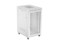 Lanberg serverikapp Free-standing installation Rack Cabinet 19 " 27U 800x1000 perforated doors LCD hall (Flat pack)