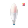 WiZ nutipirn Smart Lamp, E14, RGBW, Wi-Fi, 470 lm