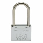 IFAM Võtmega tabalukk INOX 50AL Roostevaba teras Pikkus 5cm