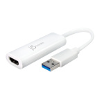 J5 Create adapter j5create USB to HDMI Multi-Monitor adapter (USB3.1m -> 4K HDMI f 8cm, colour valge) JUA254-N