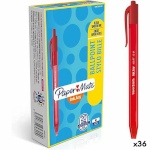 Paper Mate pastapliiats Inkjoy 20 Tükid, osad punane 1 mm 36tk