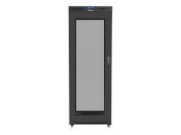 Lanberg serverikapp Installation Cabinet Rack 19 42U 800x1000 must, perforated Door LCD (Flat pack)