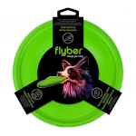 Waudog Double-sided flying disc Flyber 22 cm, light roheline