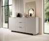 Cama Meble puhvetkapp 2D3S ALMA chest of drawers 180x41,5xH90 cashmere