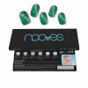 Nooves Gel Nail Foils Cat eye green (20 ühikut)