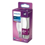 Philips LED pirn Küünal valge F 40 W 4,3 W E14 470 lm 3,5x9,7cm (6500 K)