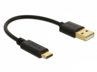 Delock kaabel USB-C(M)->USB-A(M)2.0 Cable 0.15M must 85354