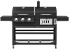 Mustang gaasi-/söegrill Fargo Double Gas/Charcoal Grill, must