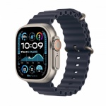 Apple nutikell Watch Ultra 2 GPS + Cellular 49 mm Natural Titanium Case with Navy Ocean Band