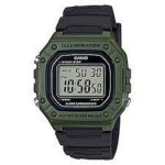 Casio meeste kell W-218H-3AVDF must (Ø 43 mm)