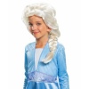 Frozen Blond Parukas Elsa Laste