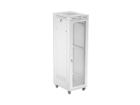 Lanberg serverikapp Free-standing installation Rack Cabinet 19 " 42U 600x800 perforated doors LCD hall (Flat pack)