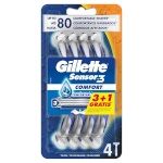 Gillette Ühekordsed žiletid Sensor 3 Comfort 4tk