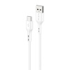 Foneng laadimiskaabel Foneng X36 USB to Micro USB , 3A, 1m (valge)