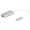 DIGITUS USB Type-C 4K HDMI Graf. Adapter 20cm Kabel Alu. Gehäuse