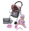 Smily Play nukuvanker Stroller with doll