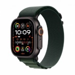 Apple nutikell Watch Ultra 2 GPS + Cellular 49 mm Black Titanium Case with Dark roheline Alpine Loop - Small