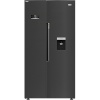 Beko külmik GN163241XBRN Side-By-Side Refrigerator, must