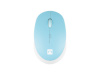 Natec hiir Mouse Harrier 2, Wireless, valge/sinine, Bluetooth